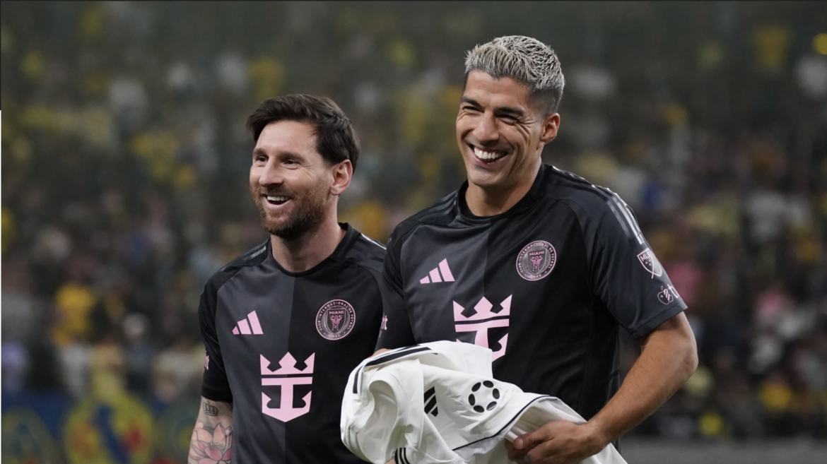 Messi y Suarez. Inter Miami. Universitario. Messi y Suarez. Inter Miami. Universitario.